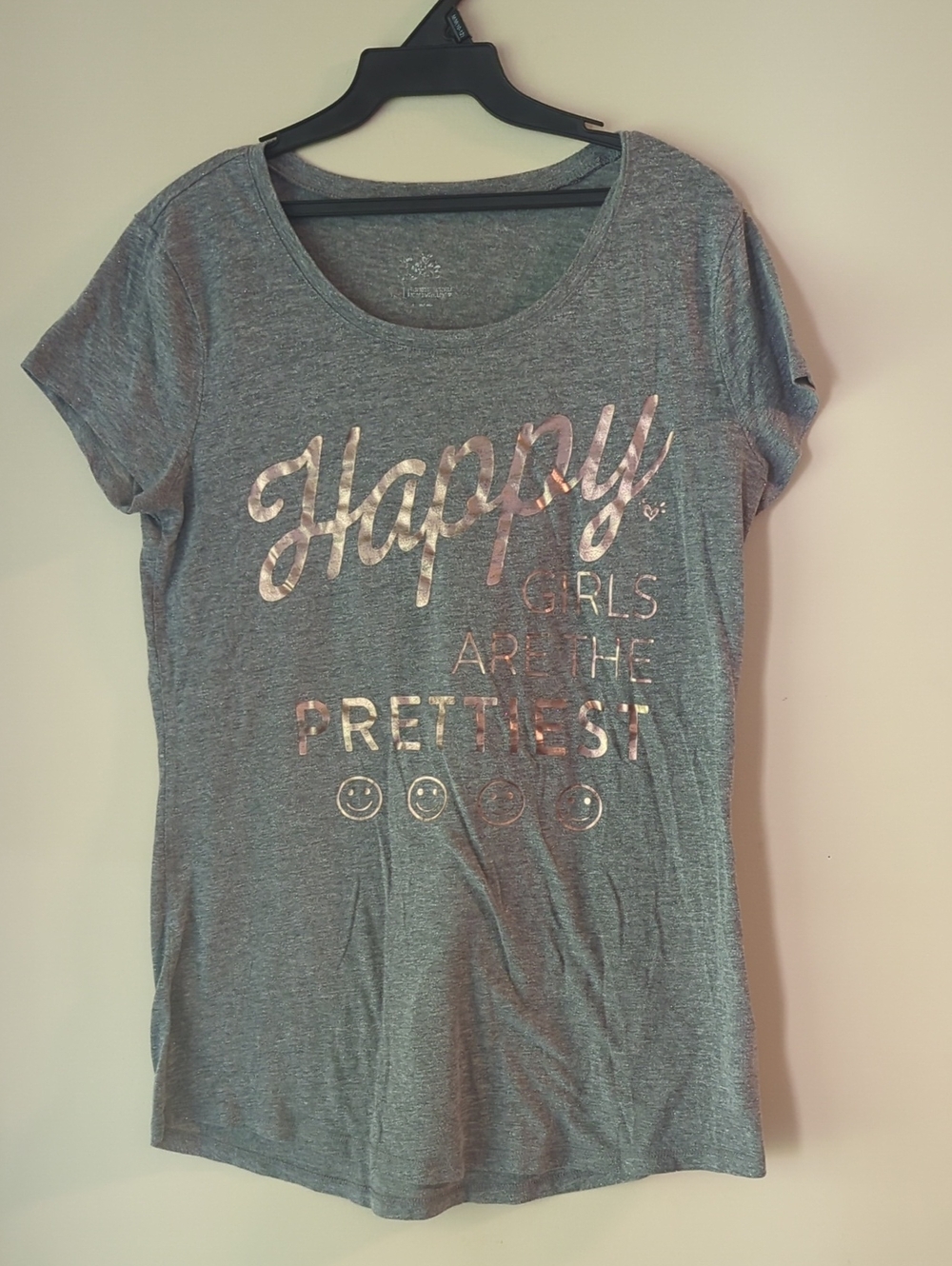⭐️ 5/ $25 Justice Grey Short-Sleeve Tee